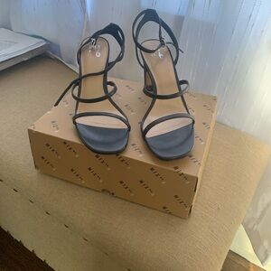 Mix No. 6 Elegant Black Strappy Heels